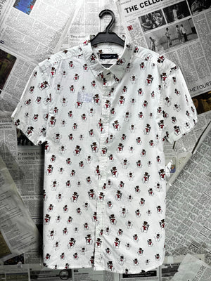 Cedar WoodState® Small | Chest: 20.5" | White | Shirt | Cotton | M2 - 5919 - Genuine Maal