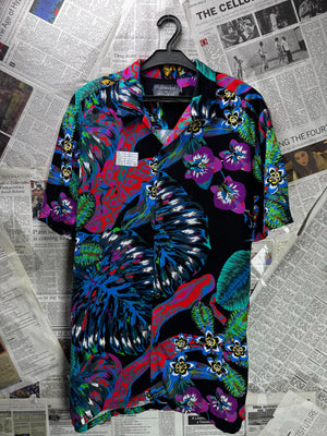 Primark® Small | Chest: 20.5" | Color Splash | Shirt | Viscose | M2 - 5890 - Genuine Maal