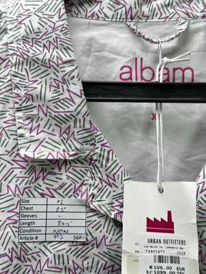 Albam® XL | Chest: 25" | Doodle | Camp Shirt | Cotton | M2 - 5680 - Genuine Maal