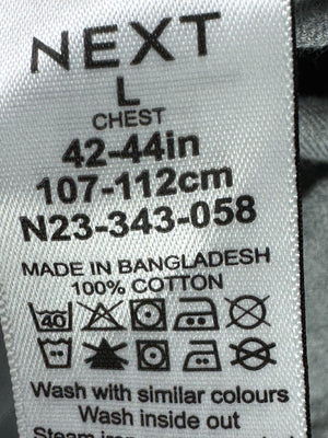 Next® Large | Chest: 24" | Grey | Shirt | Cotton | M2 - 5681 - Genuine Maal