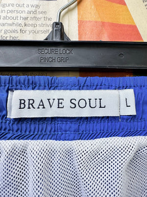 Brave Soul® Waist: 34" to 36" | Blue | Swim Shorts | Poly | 1610 - Genuine Maal