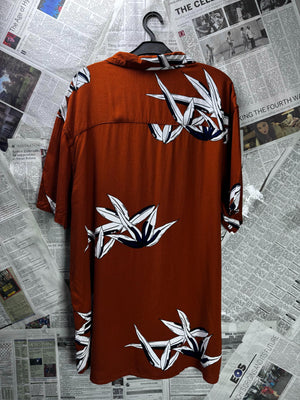 Peacocks® XL | Chest: 25.5" | Floral | Shirt | Viscose | M2 - 5676 - Genuine Maal