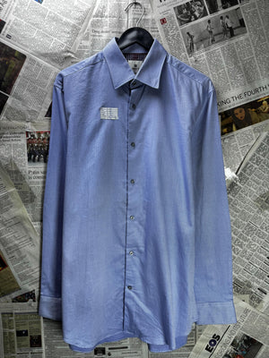 Next® Medium | Chest: 22" | Blue | Collar: 15.5" Shirt | Cotton | M2 - 5684 - Genuine Maal