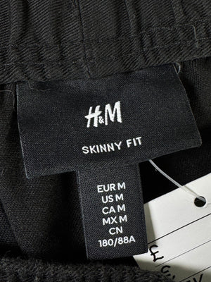 H&M® Waist: 32" | Black | Cargo Trouser | Fit: Skinny | Cotton - Elastane | 2670 - Genuine Maal
