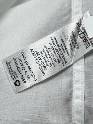 Tesco® Small | Chest: 20.5" | White | Shirt | Poly-Cotton | M2 - 5518 - Genuine Maal