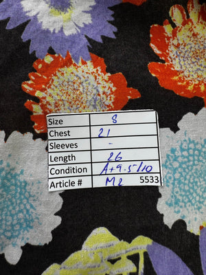 H&M® Small | Chest: 21" | Floral | Camp Shirt | Cotton | M2 - 5533 - Genuine Maal