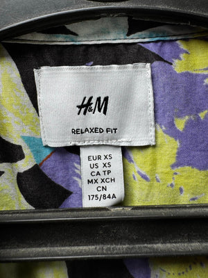 H&M® Small | Chest: 21" | Floral | Camp Shirt | Cotton | M2 - 5533 - Genuine Maal