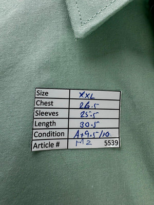 Premier MAN® XXL | Chest: 26.5" | Green | Collar: 17.5" Shirt | Poly-Cotton | M2 - 5539 - Genuine Maal