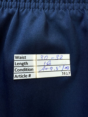 N*ke® Waist: 30" to 32" | Navy Blue | Manchester United FC Sports Shorts | Poly | 1617 - Genuine Maal