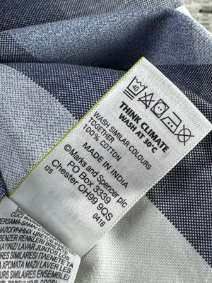M&S® Small | Chest: 21" | Check | Shirt | Cotton | M3 - 5905 - Genuine Maal