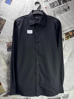 Cedarwood State® Small | Chest: 20" | Black | Collar: 15.5" Slim Fit Shirt | Cotton | M3 - 5865 - Genuine Maal