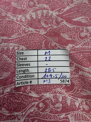 M&S® Medium | Chest: 22" | Pink | Shirt | Cotton | M3 - 5874 - Genuine Maal