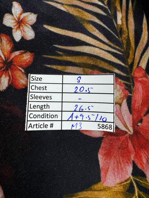 Burton® Small | Chest: 20.5" | Tropcal | Camp Shirt | Viscose | M3 - 5868 - Genuine Maal