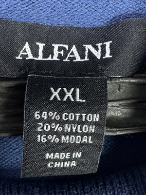 Alfani® L/XL | Chest: 24.5" | Blue | Mock Neck Pullover | 2181 - Genuine Maal