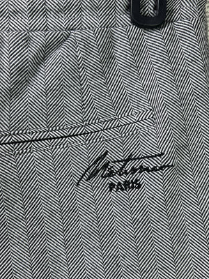 Metissier Paris® Waist: 32" | Grey | Pleated Trouser | 2444 - Genuine Maal