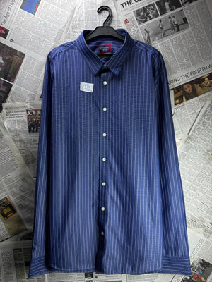 UnTuckit® XL | Chest: 25.5" | Blue | Shirt | Cotton | M3 - 5866 - Genuine Maal