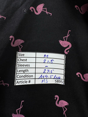Primark® Medium | Chest: 21.5" | Black | Shirt | Poly-Cotton | M3 - 5895 - Genuine Maal