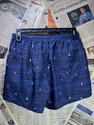 Zara® Waist: 32" to 34" | Blue | Swim Shorts | Poly | 1602 - Genuine Maal