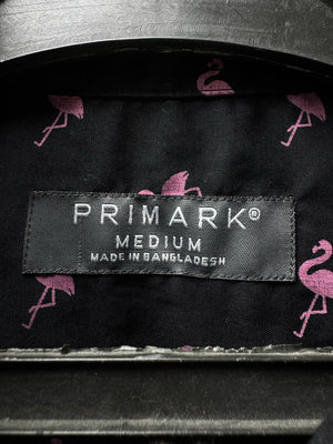 Primark® Medium | Chest: 21.5" | Black | Shirt | Poly-Cotton | M3 - 5895 - Genuine Maal
