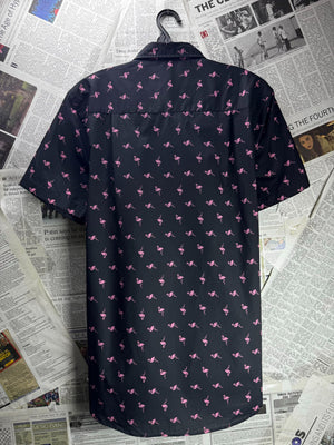 Primark® Medium | Chest: 21.5" | Black | Shirt | Poly-Cotton | M3 - 5895 - Genuine Maal