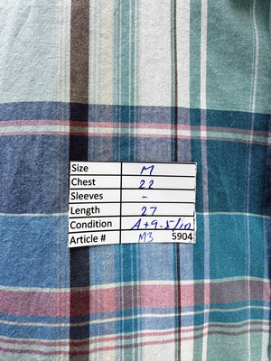 Next® Medium | Chest: 22" | Check | Shirt | Cotton | M3 - 5904 - Genuine Maal