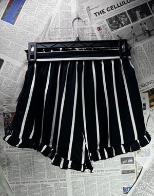 Shein® Waist: 28" to 30" | Vertical Stripes | Shorts | B10 - 2513 - Genuine Maal