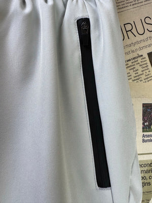 Manfinity® Waist: 28" to 30" | White | Gym Shorts | Poly - Elastane | 1688 - Genuine Maal