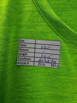 Under Arm*ur® Large | Bust: 20.5" | Green | T-Shirt | B10 - 5521 - Genuine Maal