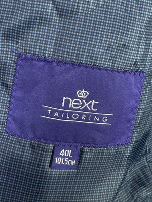 Next® Small | Chest: 20.5" | Navy Blue | Fit: Slim | Coat | Poly - Viscose | 2048 - Genuine Maal