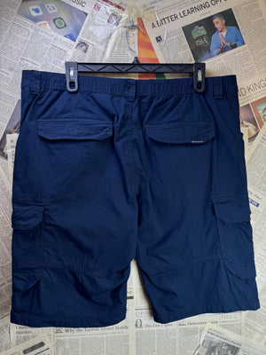 Tom Tailor® Waist: 40" to 42" | Blue | Cargo Shorts | 1657 - Genuine Maal