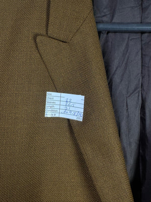 Reiss® Medium | Chest: 22" | Sepia | Blazer | 100% Wool | 2051 - Genuine Maal