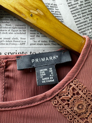 Primark® Medium | Bust: 19.5" | Pink | Shirt | B10 - 5725 - Genuine Maal