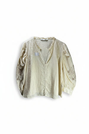 Zara® Large | Bust: 21" | Off-White | T-Shirt | B10 - 5511 - Genuine Maal