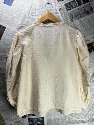 Zara® Large | Bust: 21" | Off-White | T-Shirt | B10 - 5511 - Genuine Maal