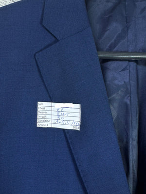Moss® Medium | Chest: 22" | Blue | Coat | Wool Blend | 2053 - Genuine Maal