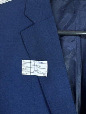 Moss® Medium | Chest: 22" | Blue | Coat | Wool Blend | 2053 - Genuine Maal