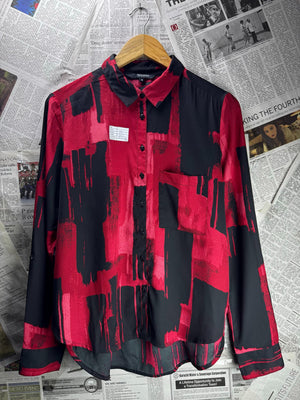 Reserved® Large | Bust: 20" | Red | Shirt | B10 - 5517 - Genuine Maal