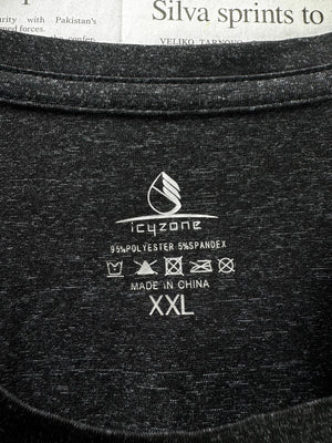 Icyzone® XXL | Bust: 23" | Black | T-Shirt | B10 - 5520 - Genuine Maal