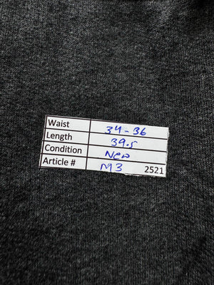 Fifa World Cup 2022® Waist: 34" to 36" | Black | Trousers | Poly-Cotton | M3 - 2521 - Genuine Maal
