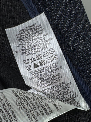 Primark® Waist: 30" | Textured Navy | Pant | Poly - Viscose | Fit: Slim | 2667 - Genuine Maal