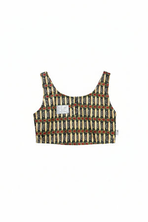 Bonnie® XS | Bust: 12.5" | Geometric | Crop Top | B8 - 5710 - Genuine Maal