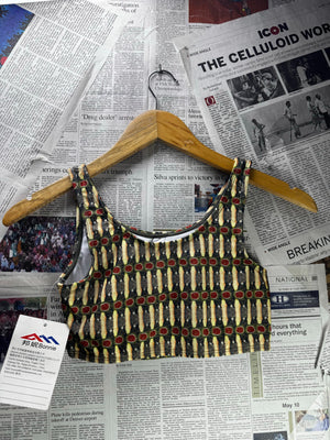 Bonnie® XS | Bust: 12.5" | Geometric | Crop Top | B8 - 5710 - Genuine Maal