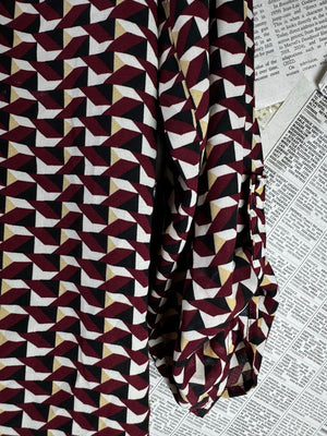 Primark® Medium | Bust: 19" | Geometrical | Shirt | B8 - 5711 - Genuine Maal