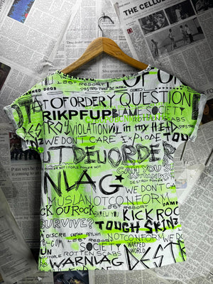 Chicaprie® Large | Bust: 20" | Doodle | T-Shirt | B8 - 5726 - Genuine Maal