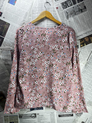 ® Large | Bust: 20" | Disty Floral | Shirt | B8 - 5954 - Genuine Maal