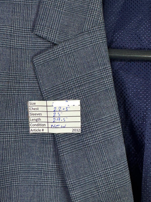 Tu® Medium | Chest: 22.5" | Check | Coat | Poly - Viscose | 2032 - Genuine Maal