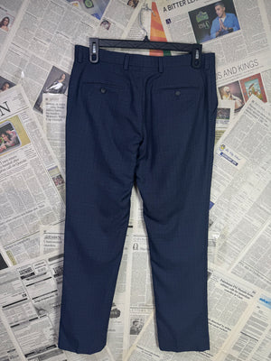 Next® Waist: 34" | Check | Pant | Poly - Viscose | Fit: Slim | 967 - Genuine Maal