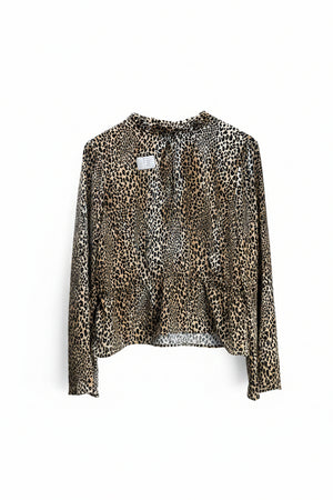 H&M® Large | Bust: 20.5" | Leopard Print | Shirt | B8 - 5728 - Genuine Maal