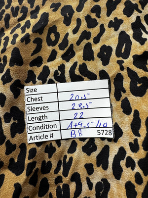 H&M® Large | Bust: 20.5" | Leopard Print | Shirt | B8 - 5728 - Genuine Maal