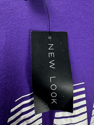 New Look® Medium | Bust: Oversize | Purple | Crop Top | B8 - 5727 - Genuine Maal